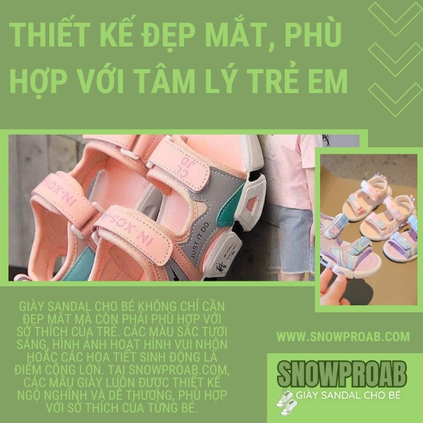 Chương Trình Khuyến Mãi GIÀY SANDAL CHO BÉ SNOWPROAB