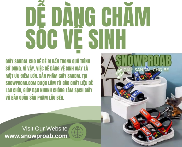 Giới Thiệu GIÀY SANDAL CHO BÉ SNOWPROAB