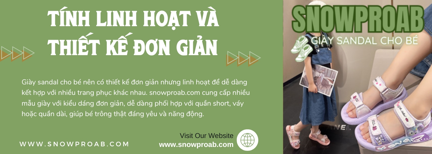 image đăng ký ngay Giày sandal cho bé snowproab